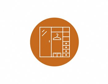 Spacious closets